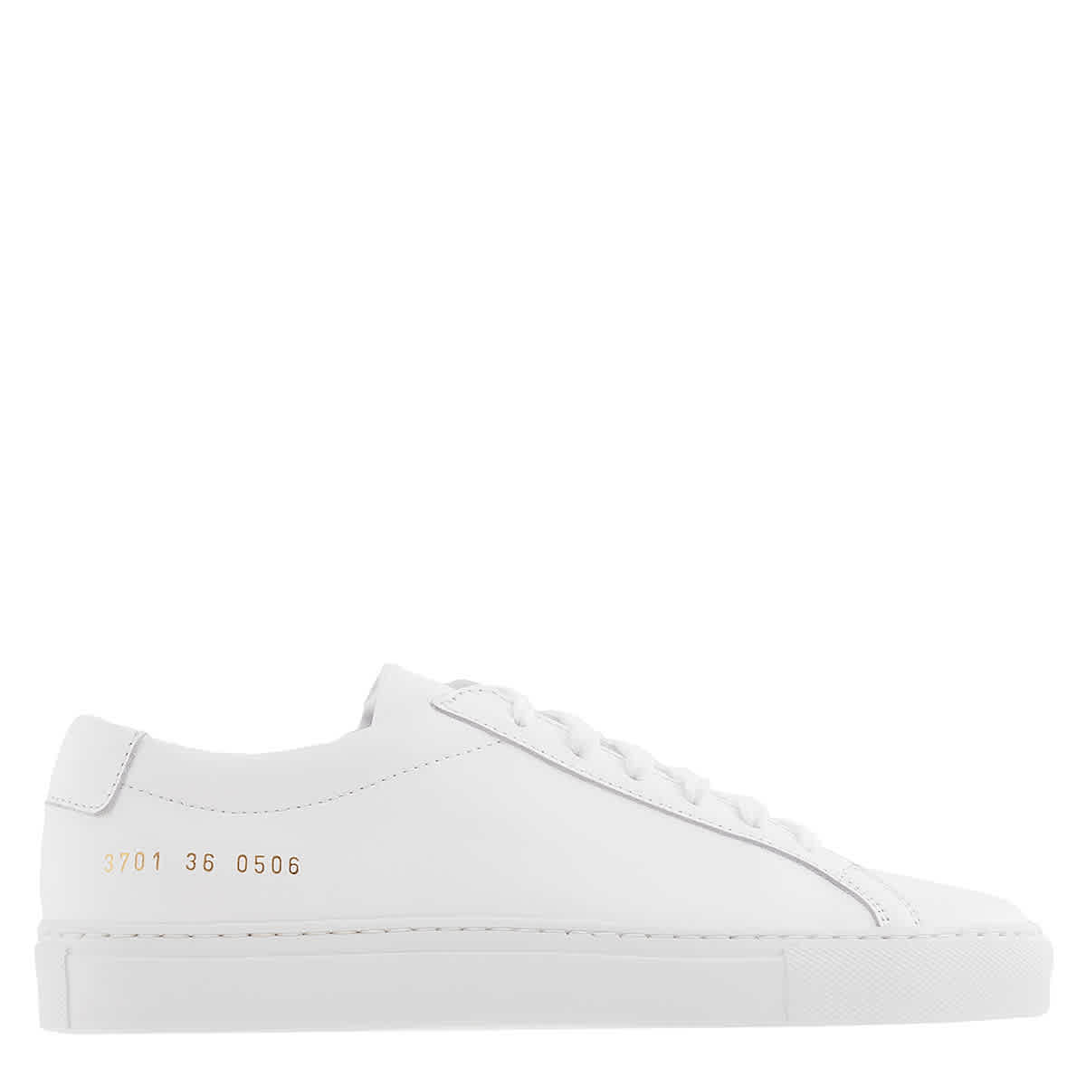 Pre-owned Common Projects Ladies White Original Achilles Low-top Sneakers