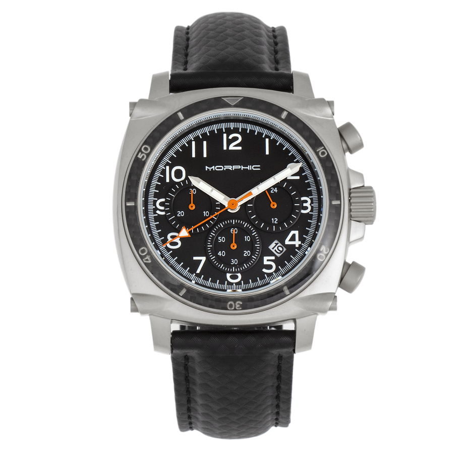 Morphic M83 Series Chronograph Quartz Black Dial Mens Watch MPH8304