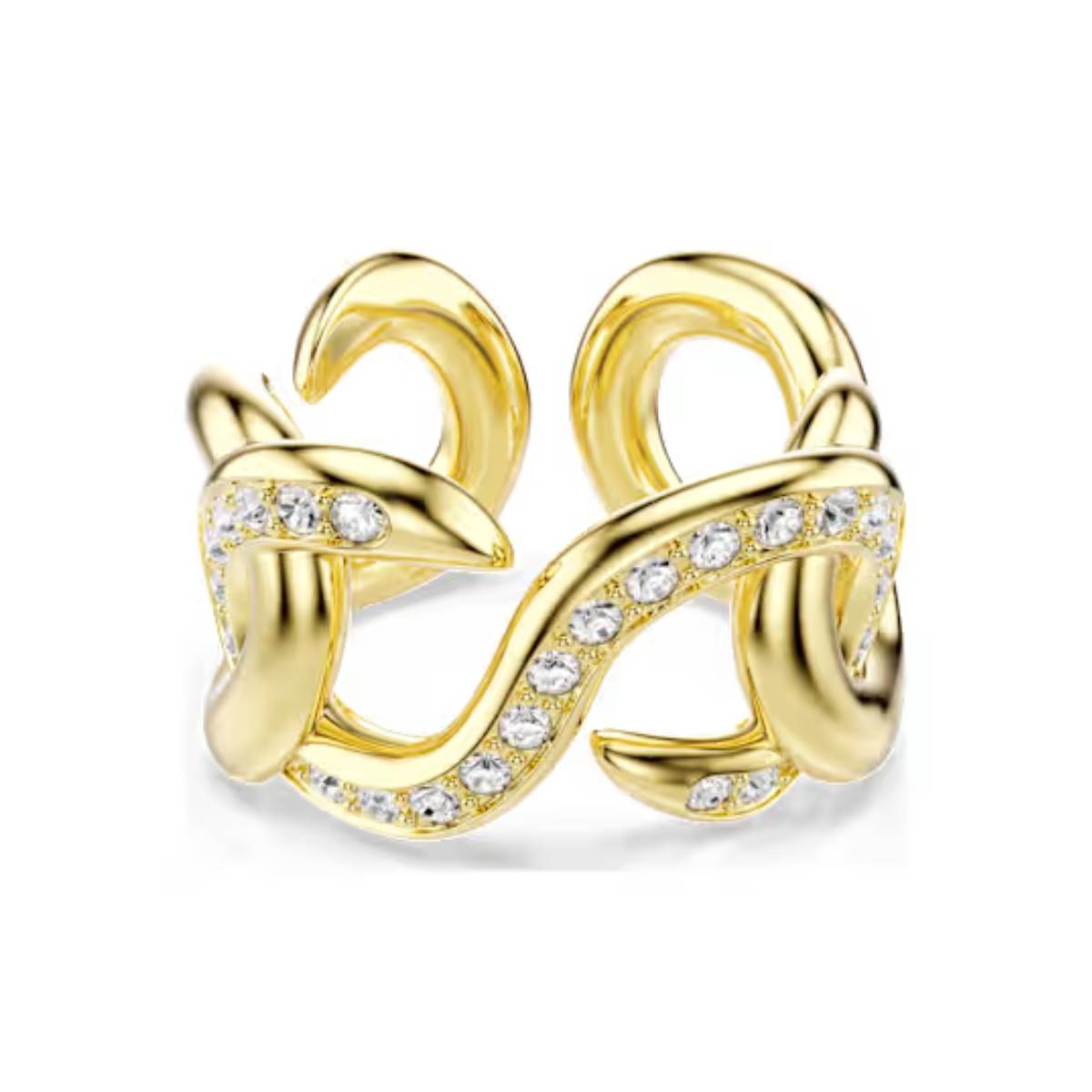 Swarovski Dextera Open Round Cut Ring, Size 60