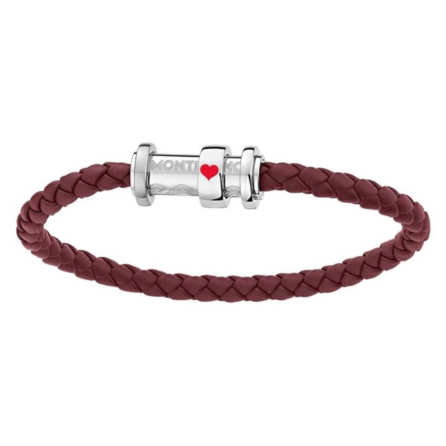 Montblanc Meisterstuck Ace Of Hearts Woven Bracelet Size 60 210$