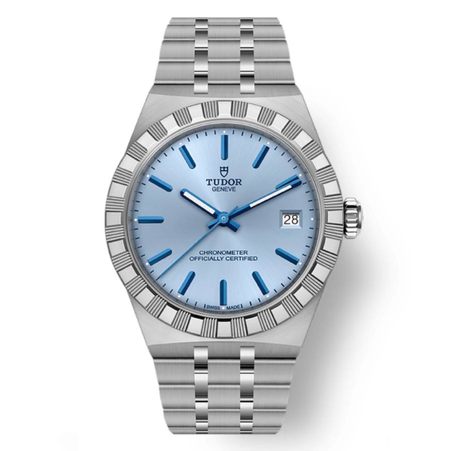 Tudor Royal Hand Wind Chronometer Light Blue Dial Watch M2836C1A00106