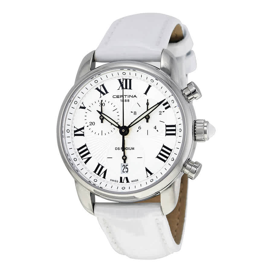 Certina DS Podium Chronograph Silver Dial Ladies Watch C025.217.16