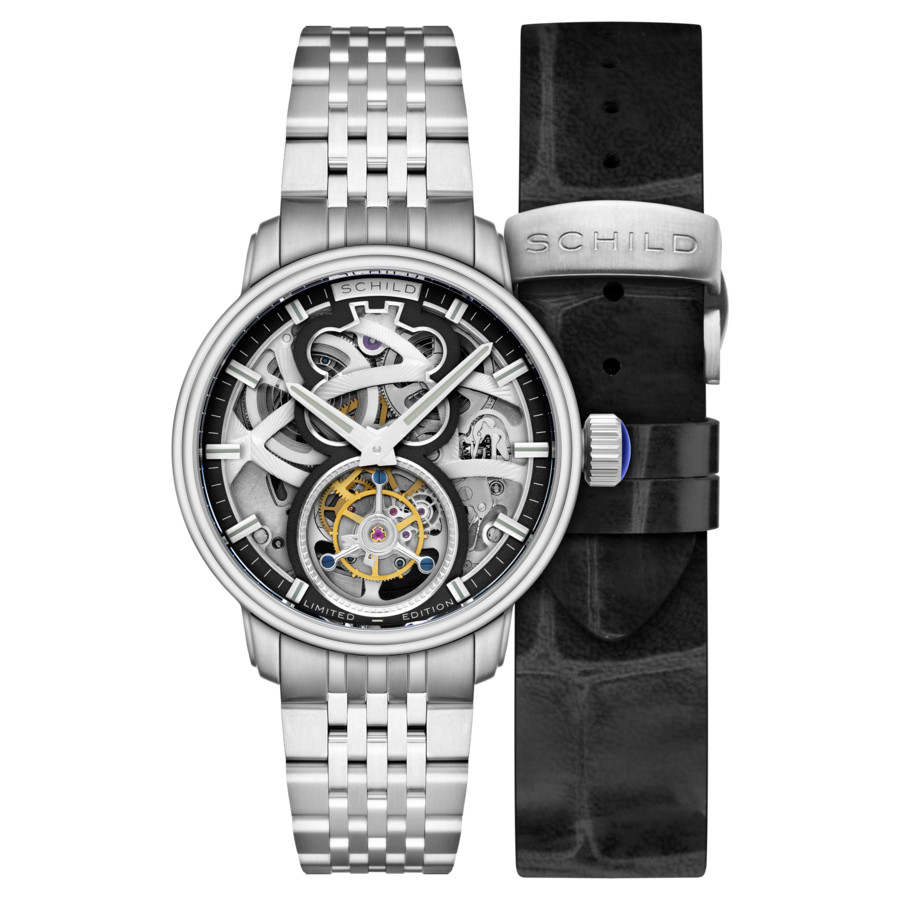 Schild Maximillian Black Dial Mens Watch SC-1002-11