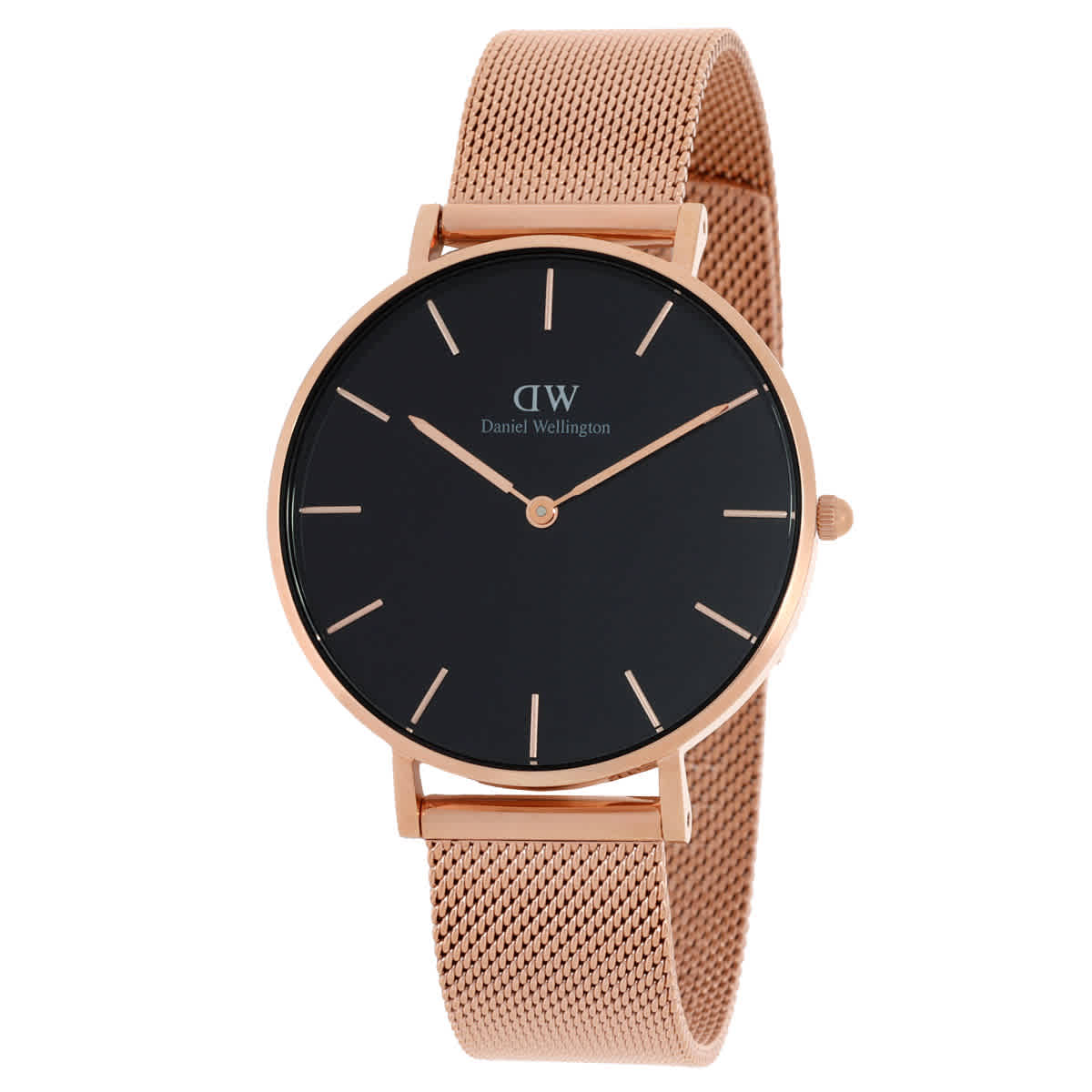 Daniel Wellington Petite Melrose 36 Quartz Black Dial Ladies Watch DW00100303 104$