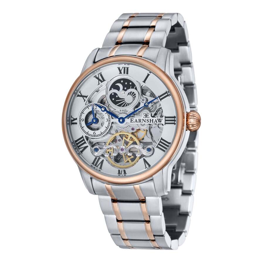 Thomas Earnshaw Longitude White Dial Mens Watch ES-8006-33