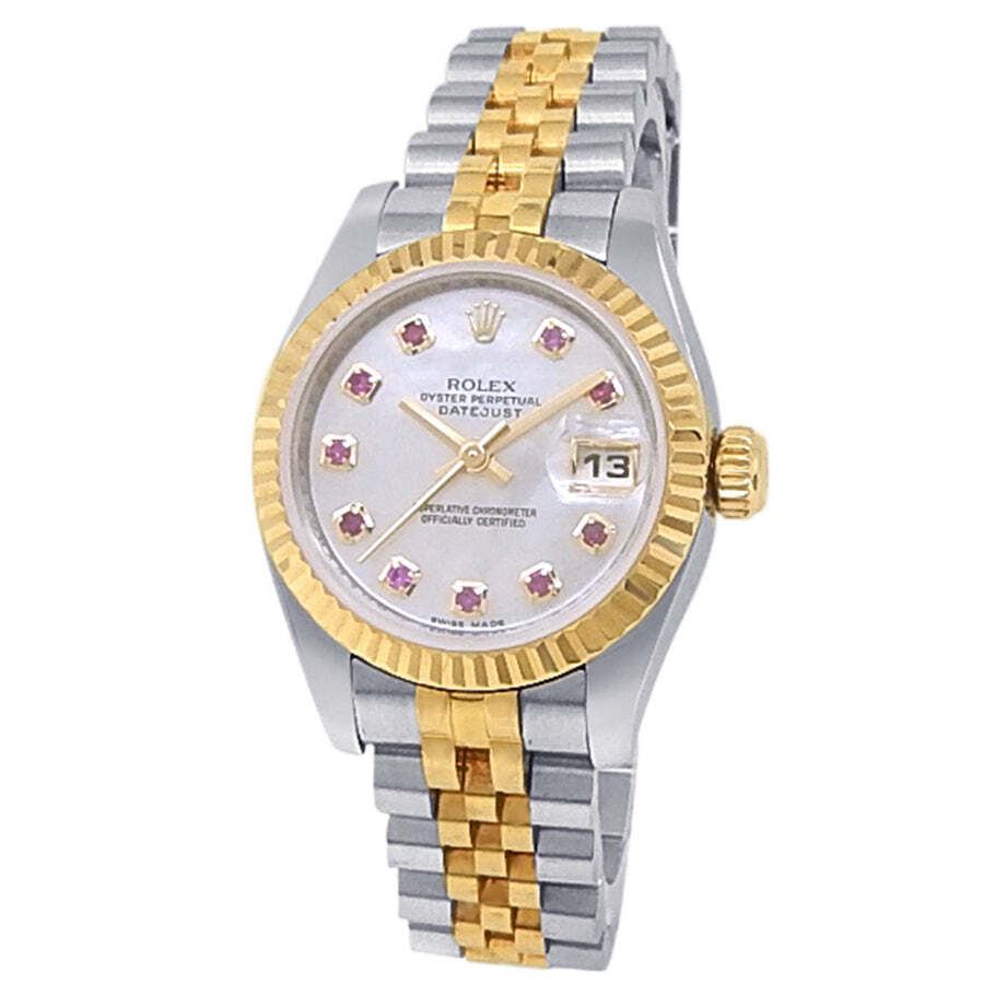preowned rolex datejust automatic diamond ladies watch 179173 mdj