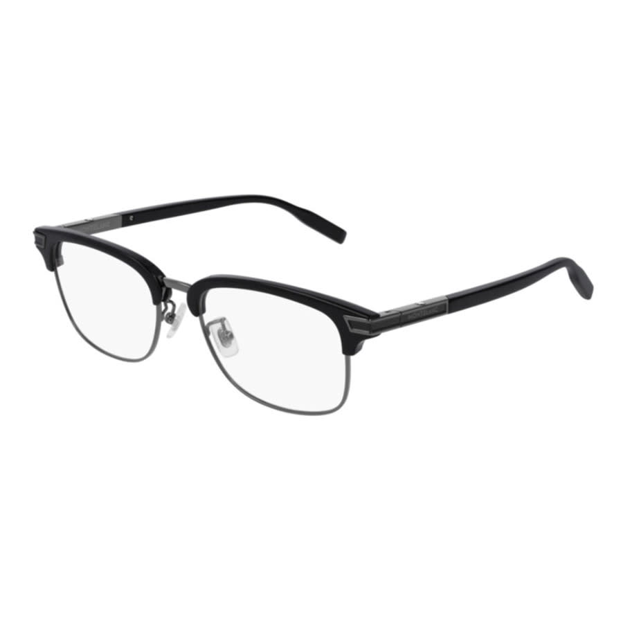 Montblanc Mens Black Rectangular Eyeglass Frames MB0043O 001