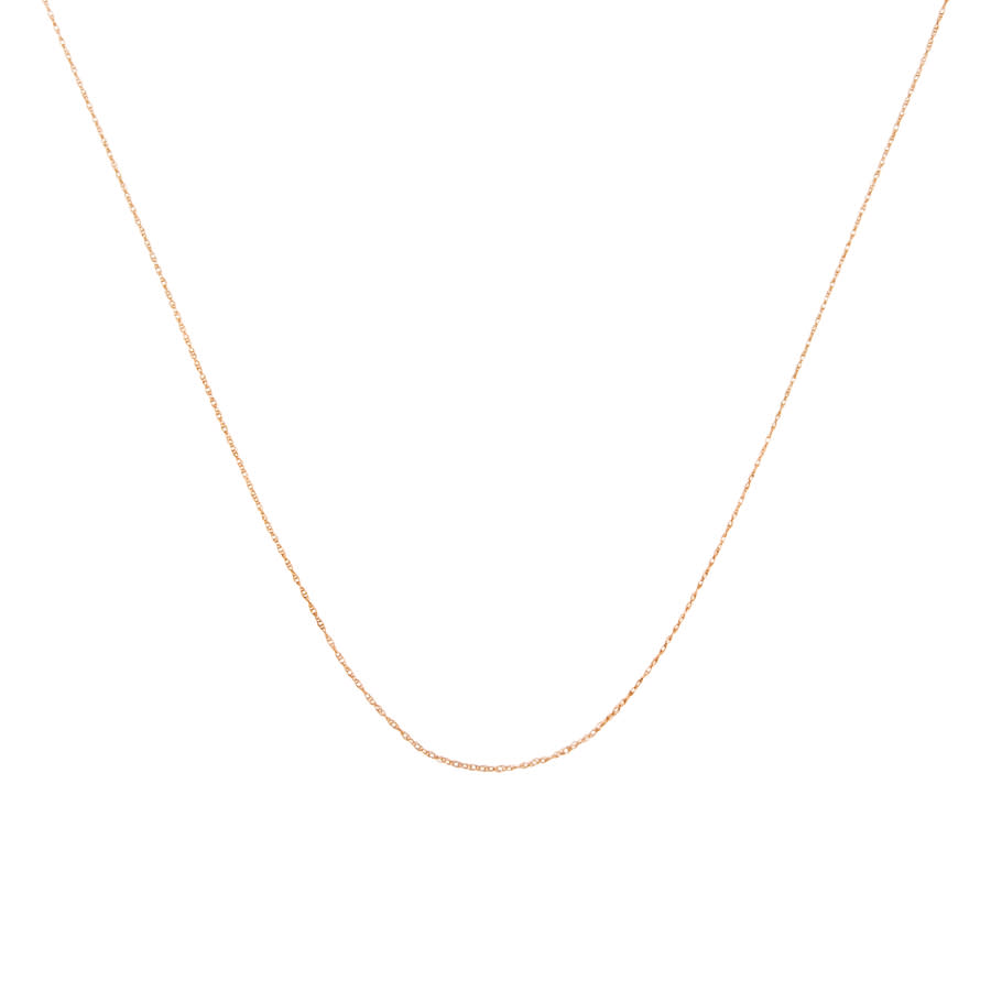 Haus of Brilliance Solid 10k Rose Gold 05MM Rope Chain Necklace Unisex Chain - Size 18 Inches 110$