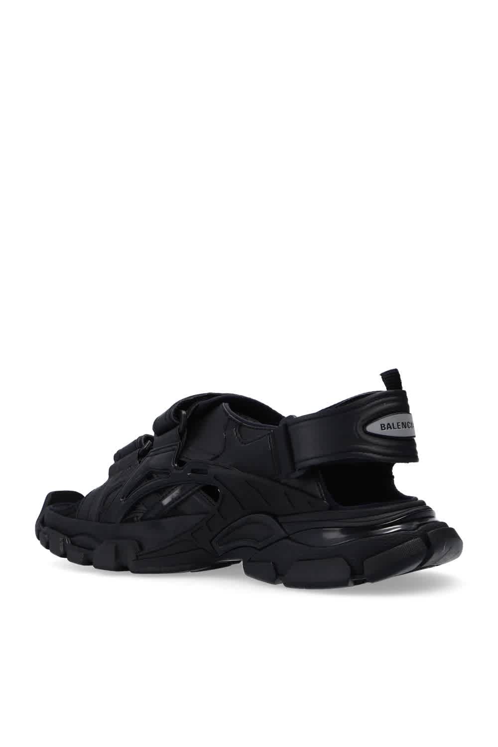 Balenciaga Track Grip Strap Sport Sandals In Blue | ModeSens