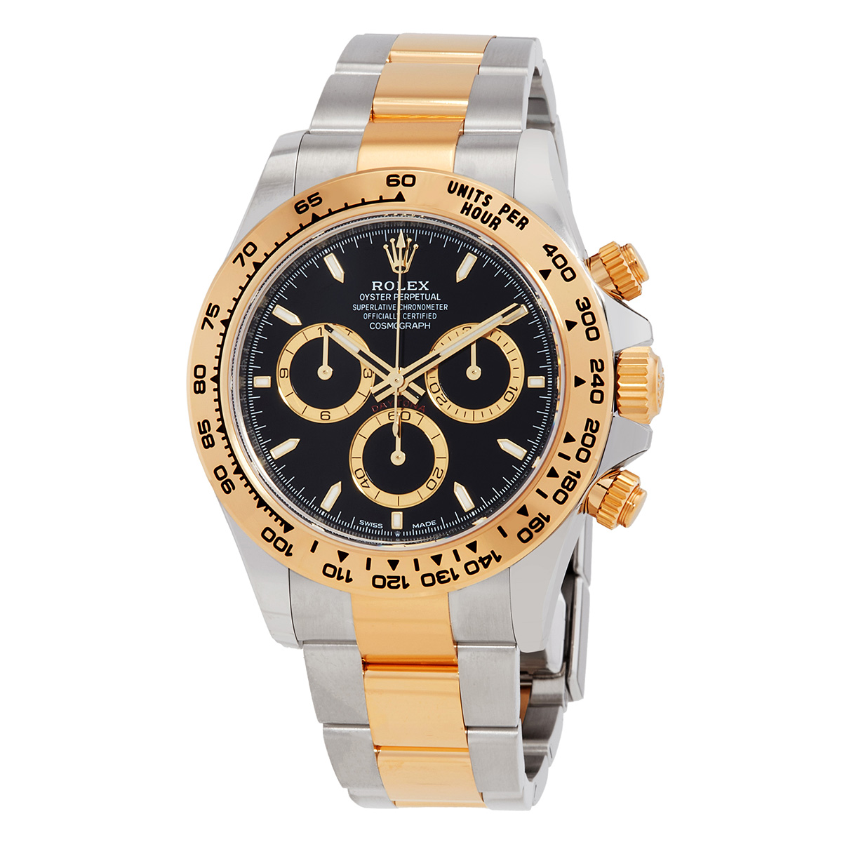 Preowned Rolex Daytona Chronograph Automatic Black Dial Mens Watch 1265030003
