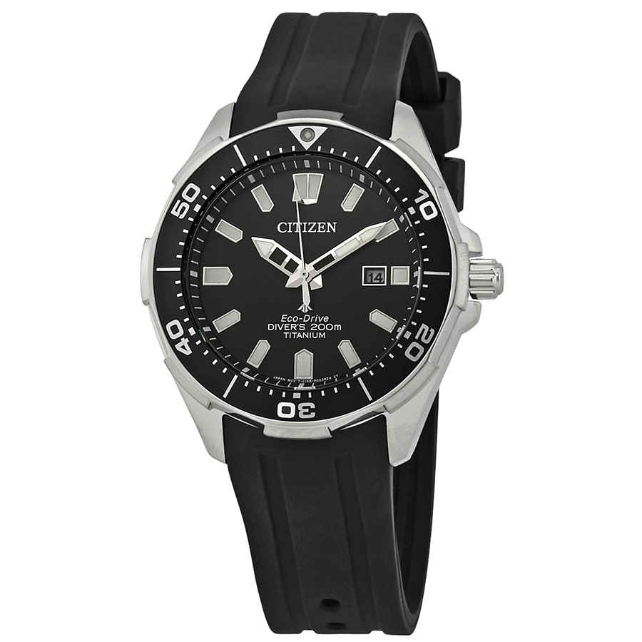 Citizen Promaster Eco-Drive Titanium Black Dial Men's Watch BN0200-05E | eBay