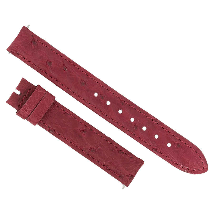 Hadley Roma Bougainvillea Pink 14 MM Ostrich Leather Strap 40$
