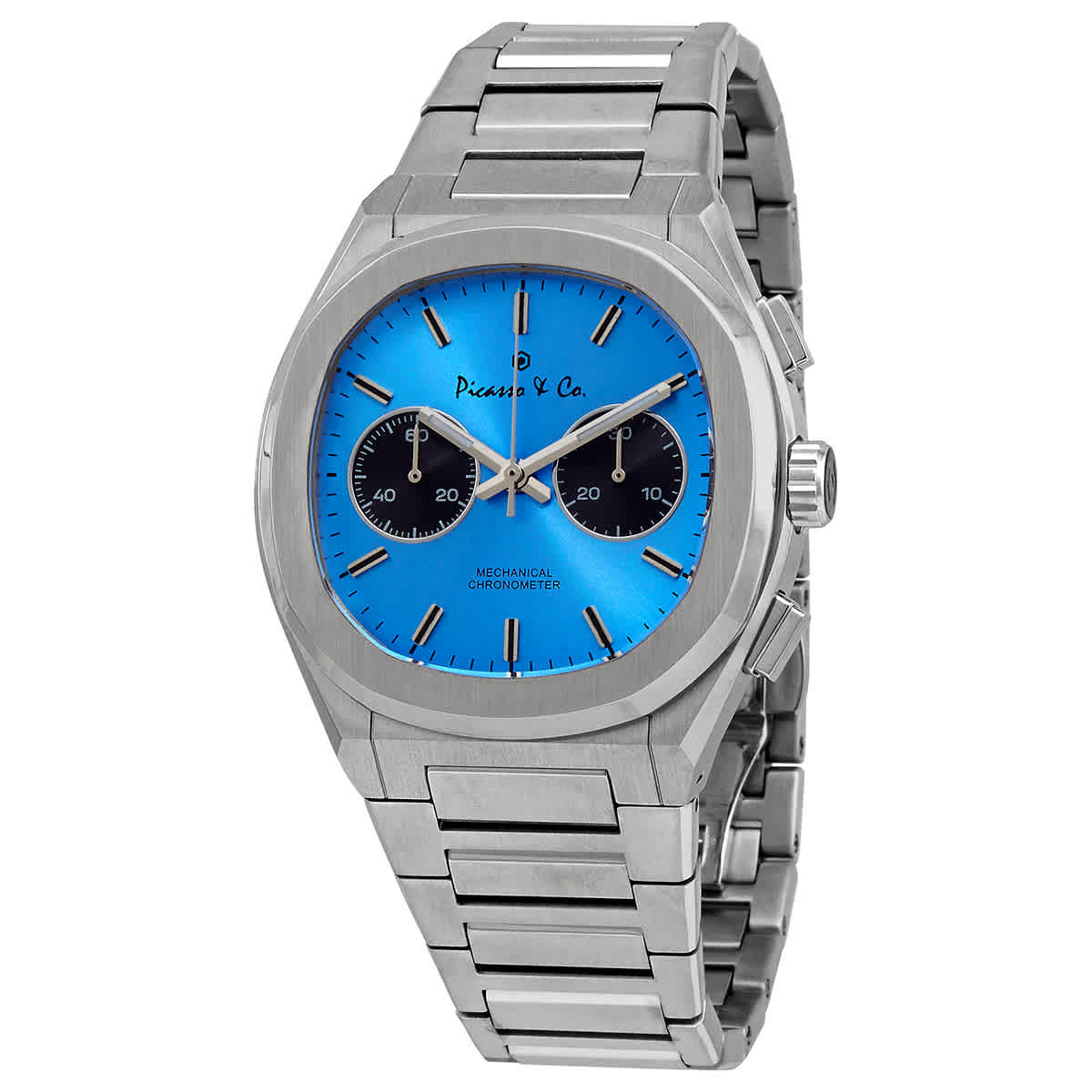 Picasso and Co Chairman II Chronograph Hand Wind Mens Watch PWCH2BLSS