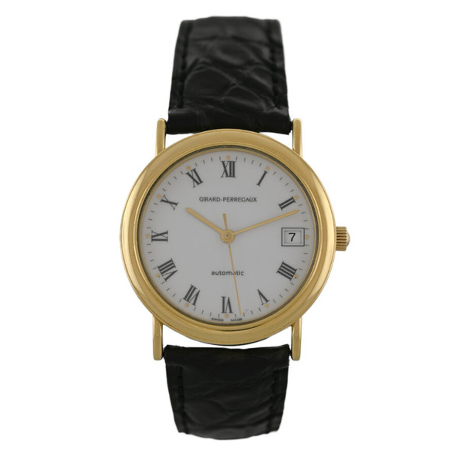 Pre-owned Girard Perregaux 30 Anni Fiat 47990 Automatic White Dial Mens Watch 47990