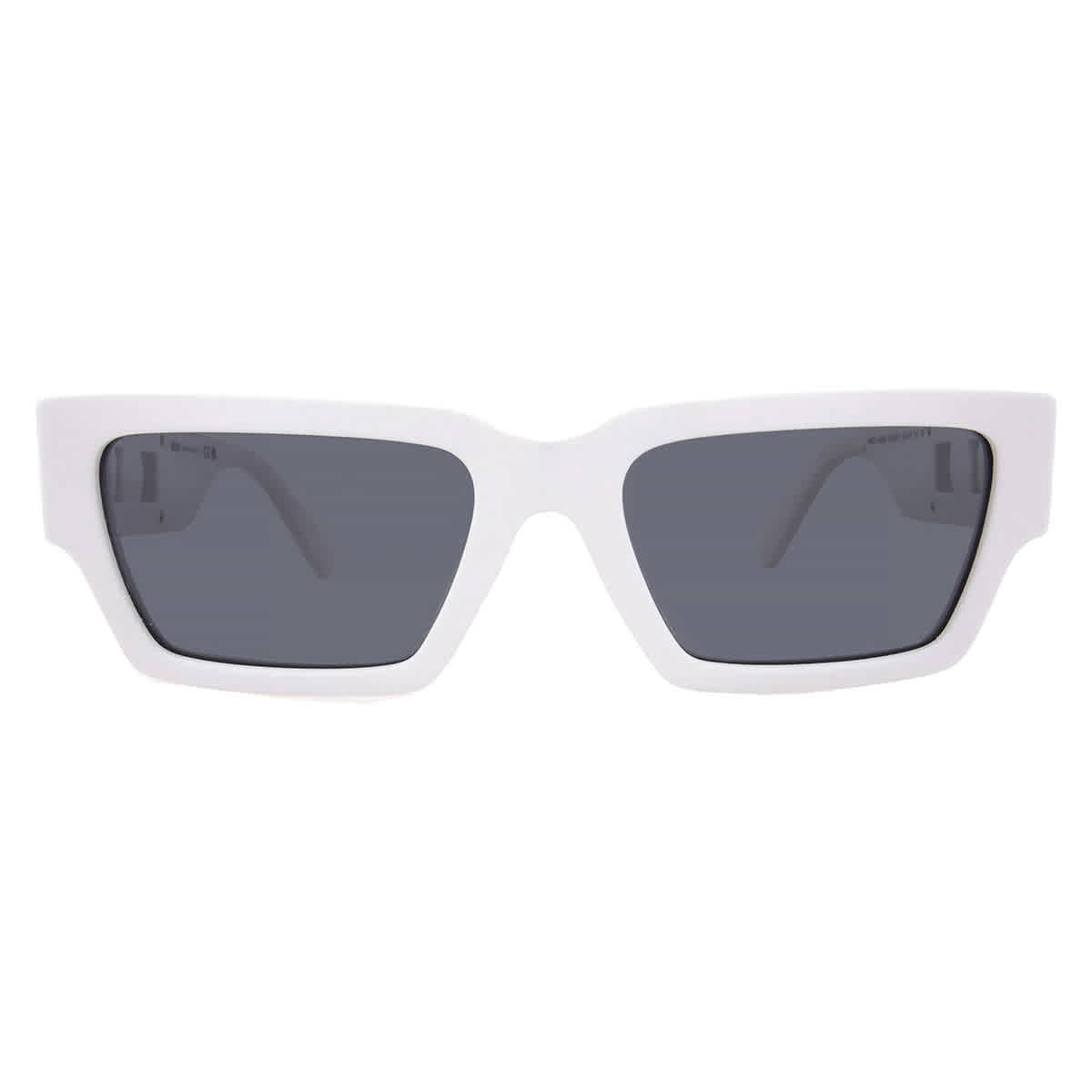 Versace Unisex Sunglass VE4459 - Frame color: White, Lens color: Dark Grey