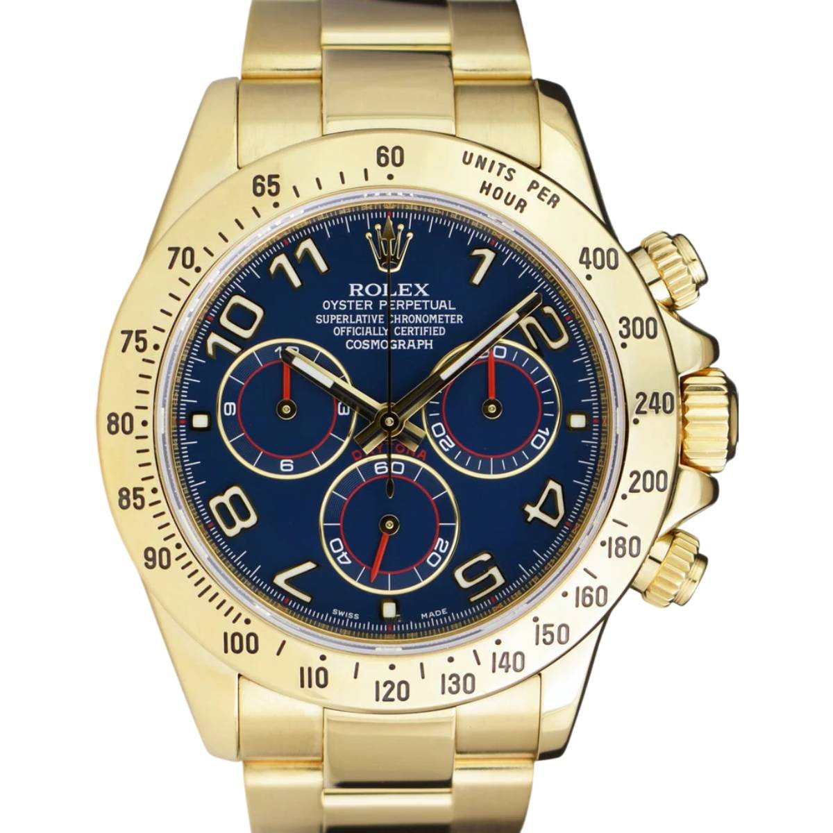 Rolex Daytona Chronograph Automatic Chronometer Blue Dial Mens Watch 1165280037