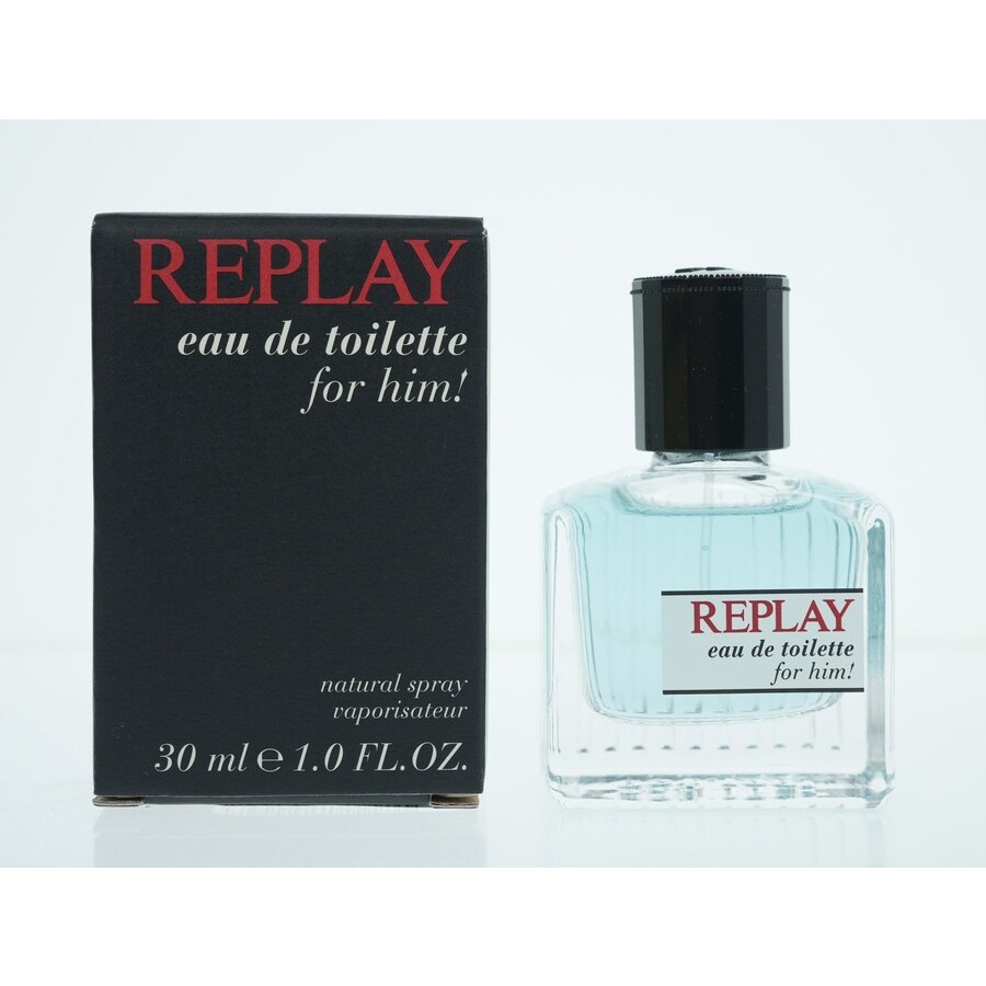 Replay Mens Replay for Him EDT Spray 1 oz Fragrances 737052198552
