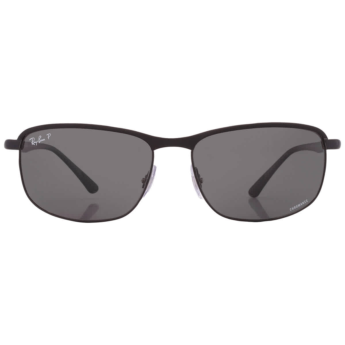 Ray-Ban Unisex Sunglass RB3671 Polarized+ Lenses -  Frame color: Black, Lens color: Dark Grey Polarized+