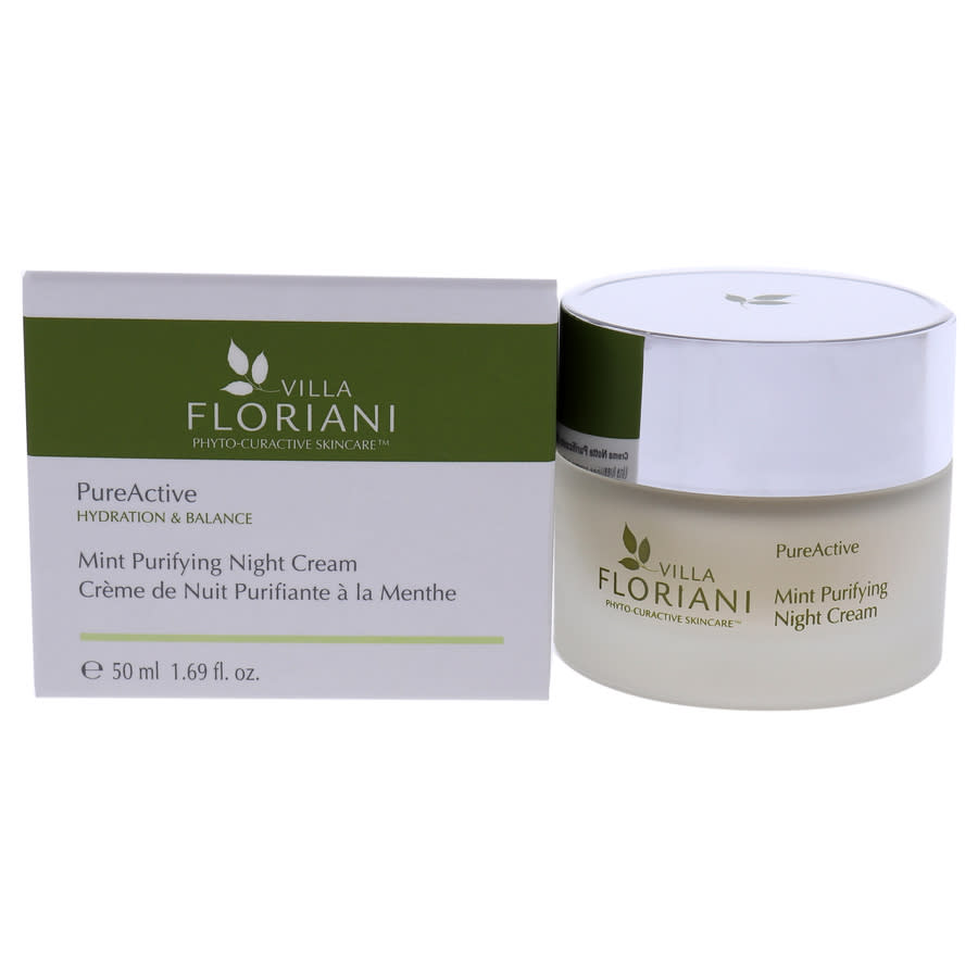 PureActive Purifying Night Cream - Mint by Villa Floriani for Unisex - 169 oz Cream 35$