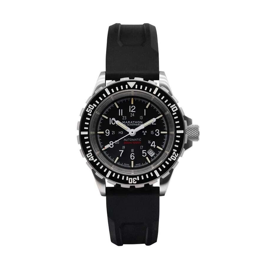 Marathon Gsar Automatic Black Dial Mens Watch WW194006SS-0030 1800$