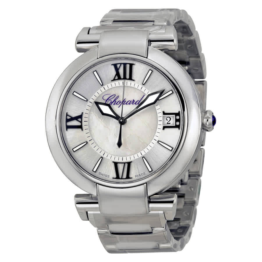 Chopard Imperiale Silver Mother of Pearl Dial Stainless Steel Mens Watch 388531-3011 6805$
