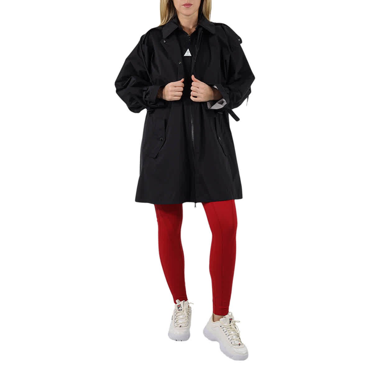 Moncler black raincoat 2025