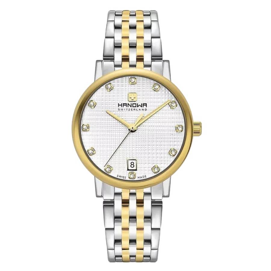 Hanowa Rivera Quartz Crystal Silver Dial Ladies Watch HAWLH2200560