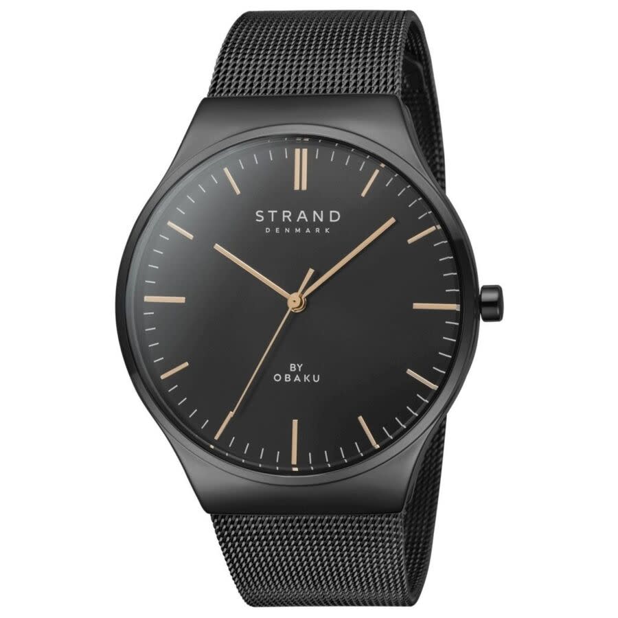 Obaku Mason Lille Quartz Black Dial Ladies Watch S717LXBBMB 45$