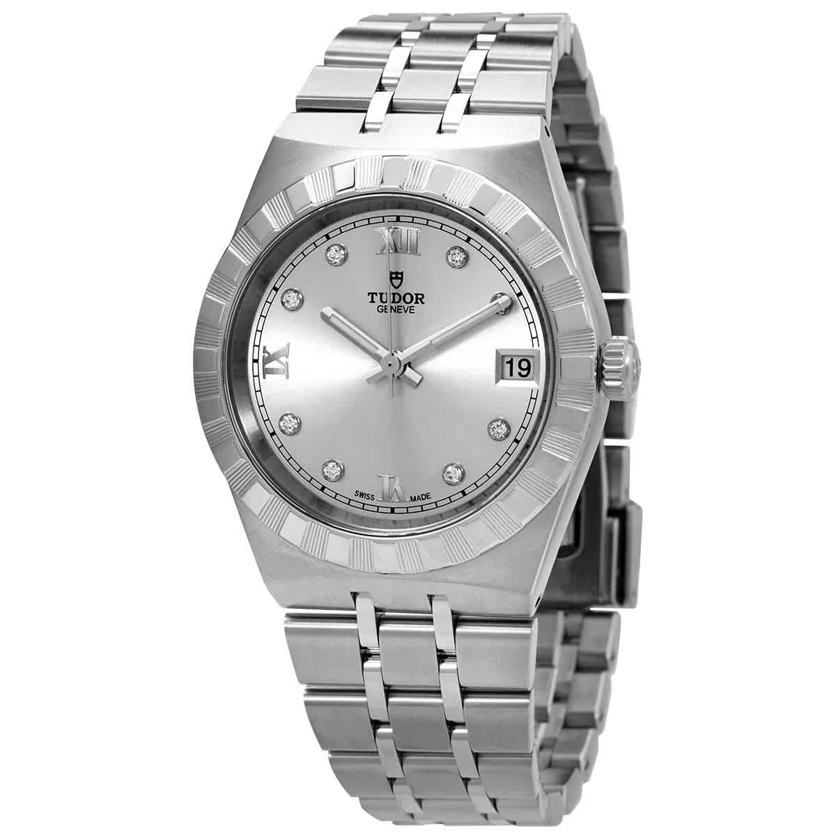 Tudor Royal Automatic Diamond Silver Dial 34 mm Watch M28400-0002 2600$