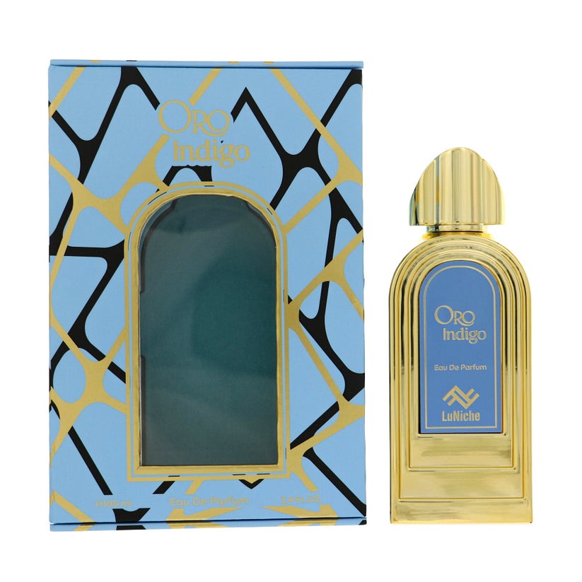 Luniche Unisex Oro Indigo EDP Spray 34 oz Fragrances 850039142826 100$