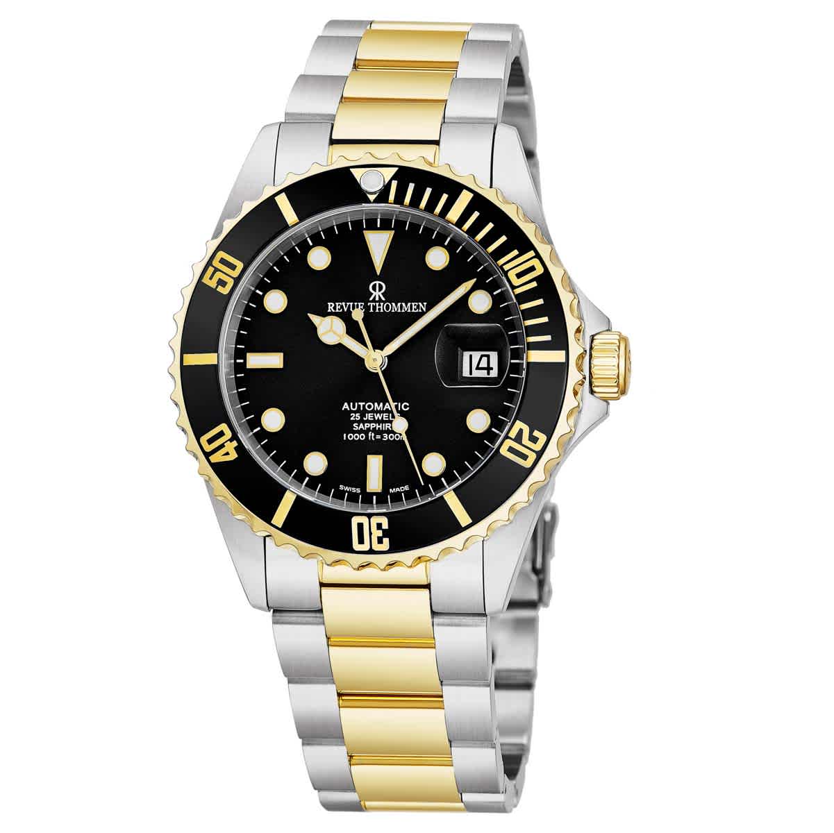 Revue Thommen Diver XL Automatic Black Dial Mens Watch 17571.2147