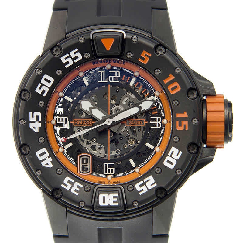 Richard Mille Automatic Mens Rubber Watch RM028 134550$
