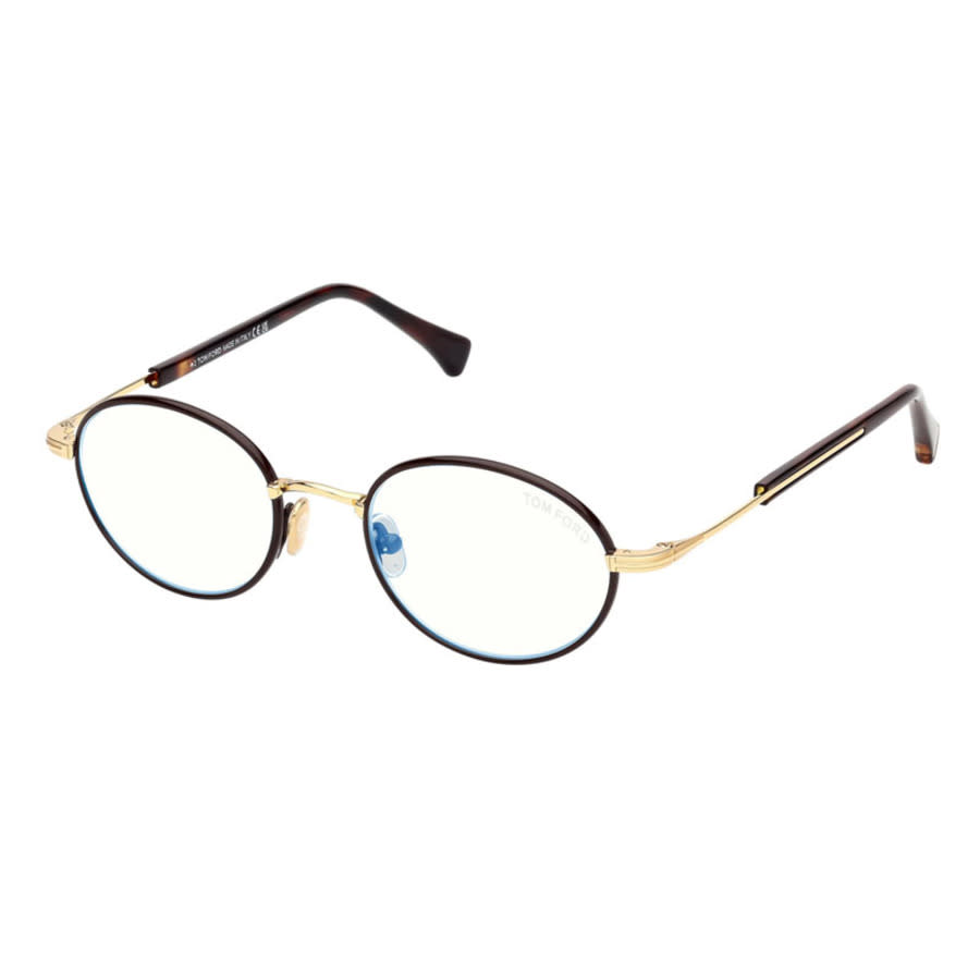 Tom Ford Mens Black Oval Eyeglass Frames FT5973-B 050