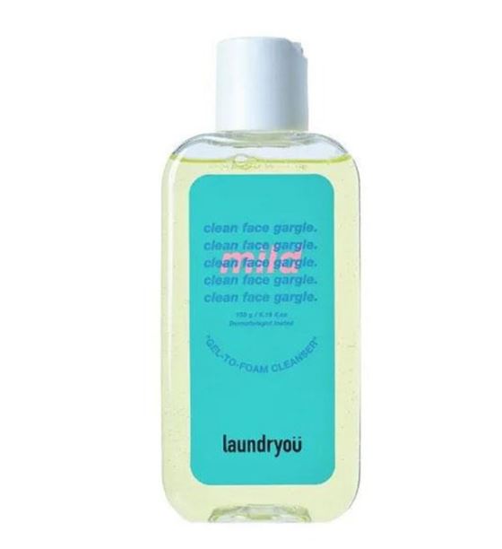 laundryou Ladies Clean Face Gargle Gel-to-Foam Cleanser Strong Gel Skin Care 8809653321201