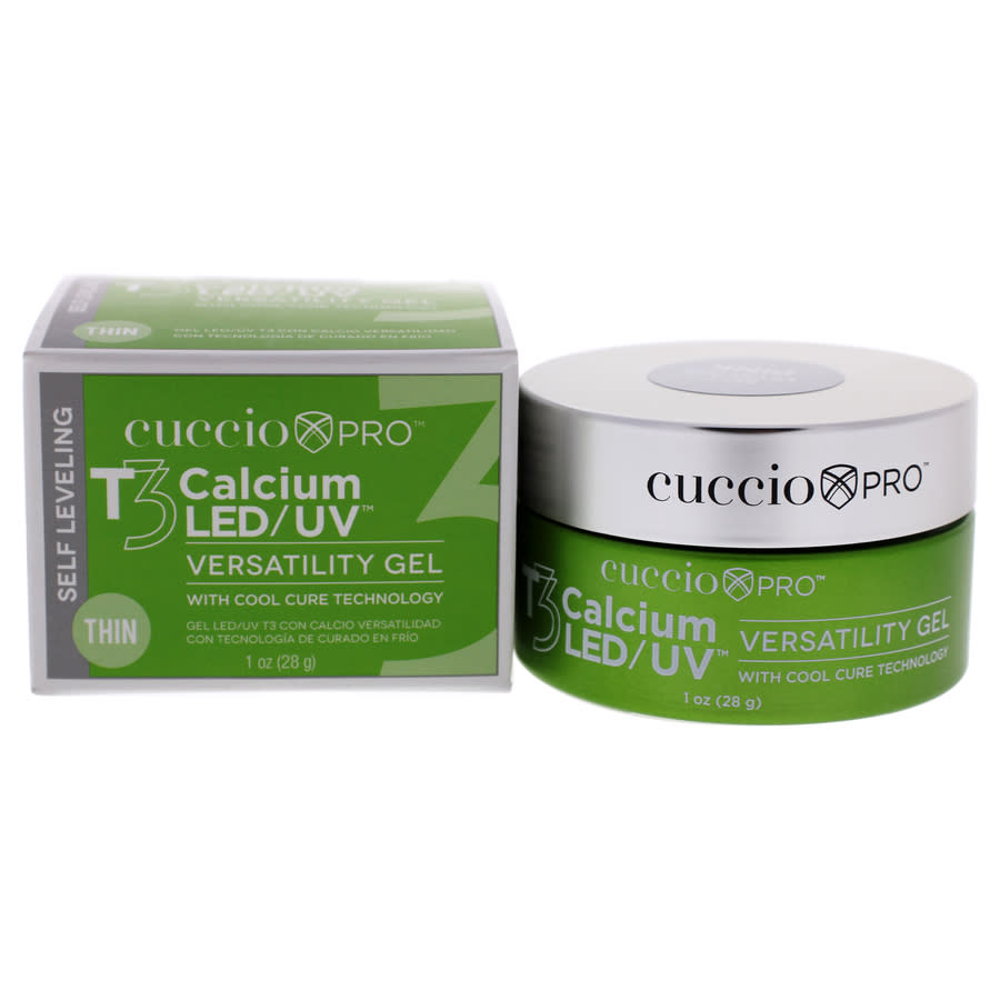 T3 Calcium Versatility Gel - Self Leveling Pink by Cuccio Pro for Women - 1 oz Nail Gel