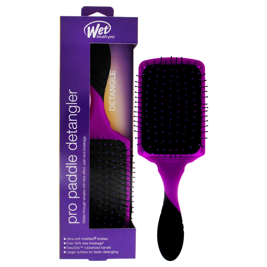 Pro Paddle Detangler Brush - Purple by Wet Brush for Unisex - 1 Pc Hair Brush 15$