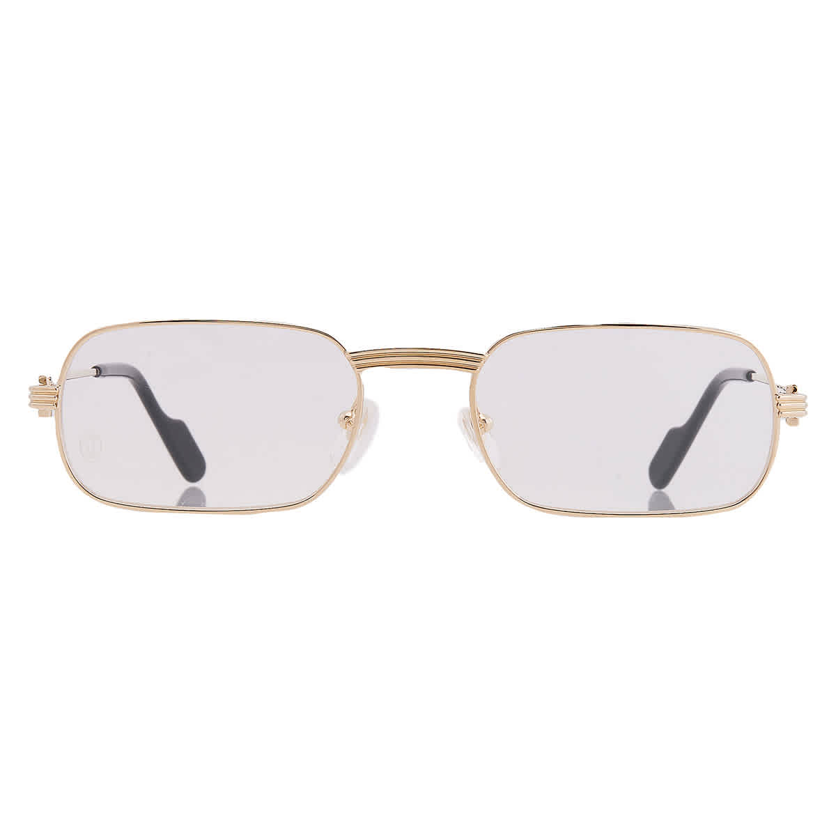 Cartier Demo Rectangular Mens Eyeglasses CT0556O 001 55 950$
