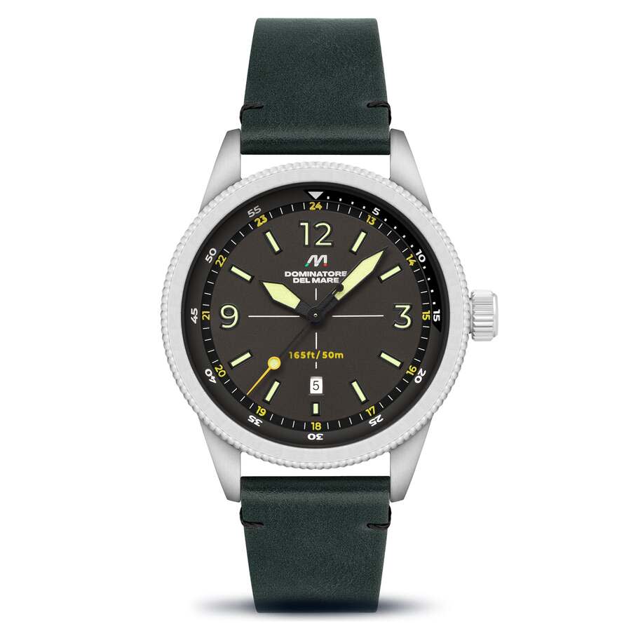 Dominatore Del Mare Aviatore Quartz Green Dial Mens Watch DD-8021-07 70$