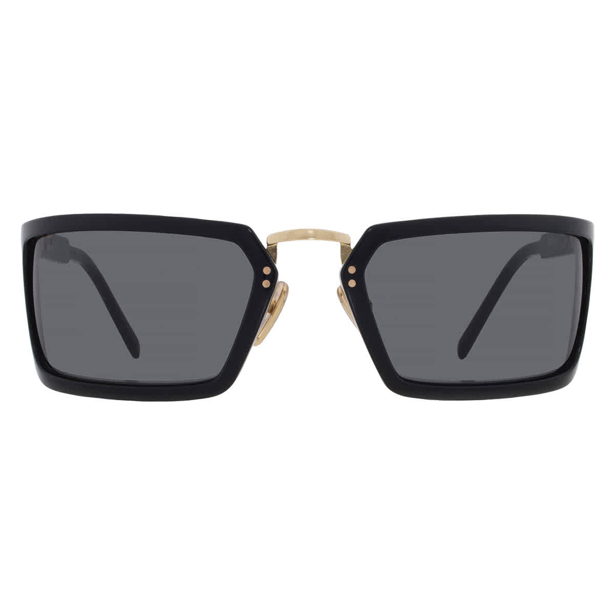 Prada Dark Grey Wrap Mens Sunglasses PR A11S 1AB5S0 62