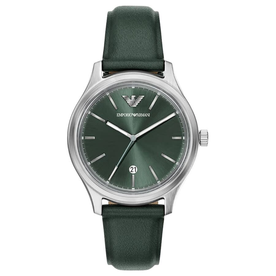 Emporio Armani Minimalist Green Dial Mens Watch AR11749 171$