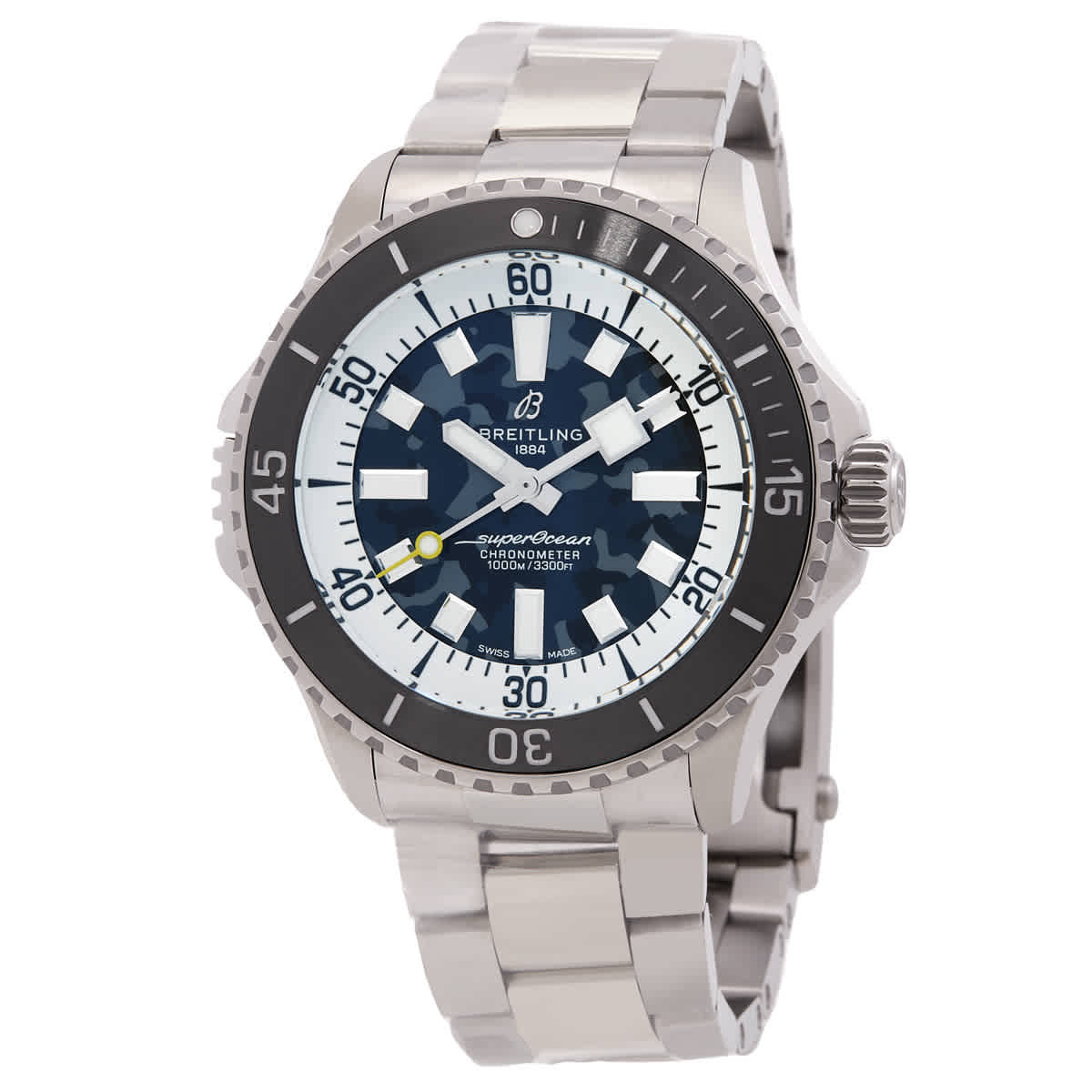 Breitling Superocean 46mm Automatic Super Diver Camouflage Dial Mens Watch E10379351B1E1 3800$