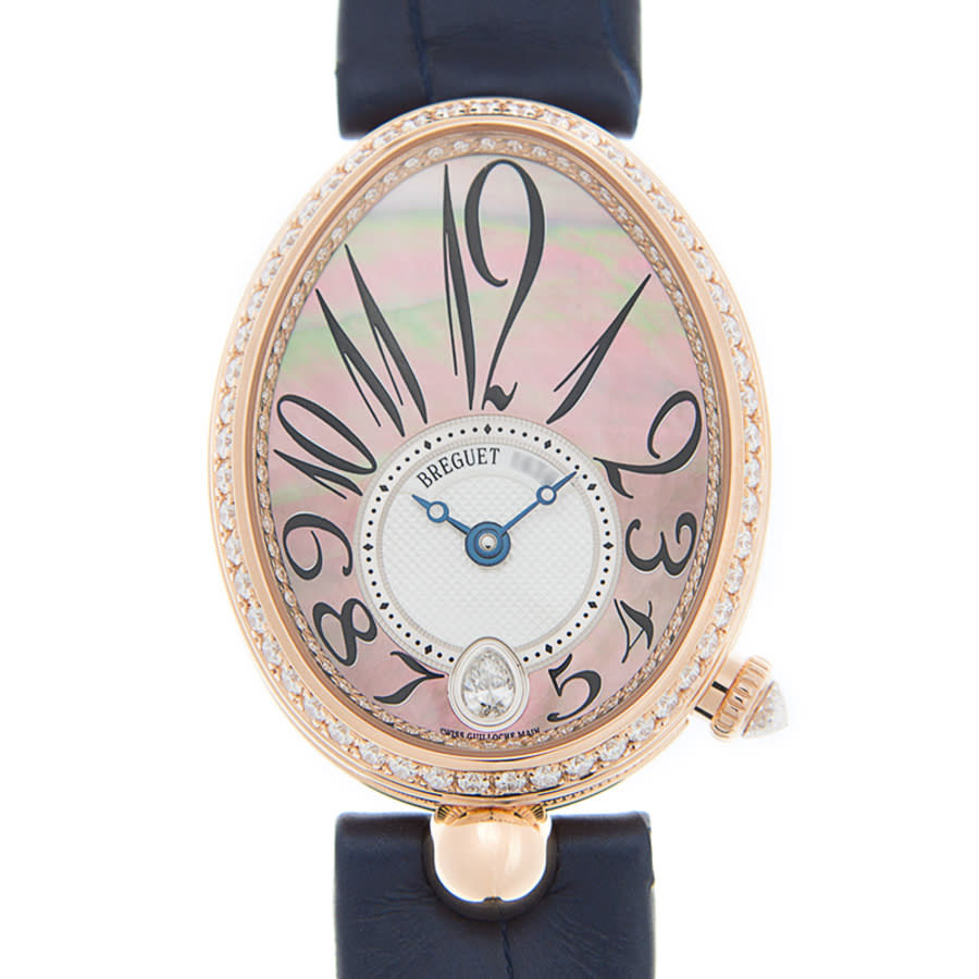 Breguet Reine de Naples Champagne Mother of Pearl Dial Automatic Ladies Watch 8918BR5T964D00D 26500$