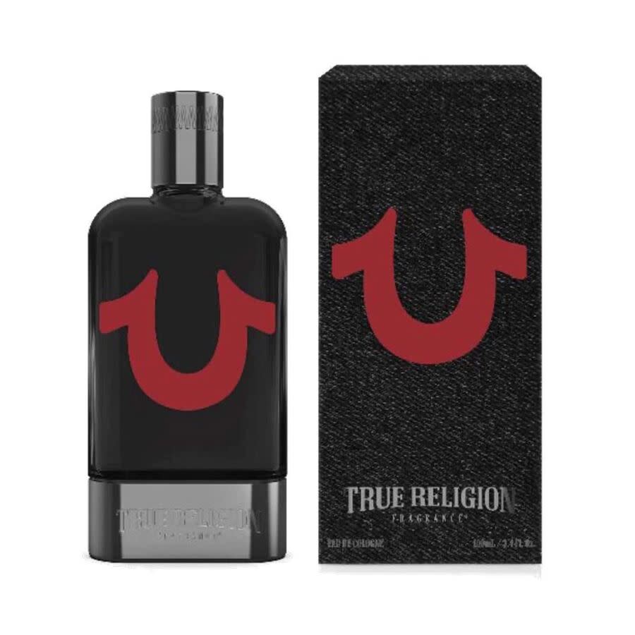 True Religion Mens Black EDT Spray 3.4 oz Fragrances 844061013735