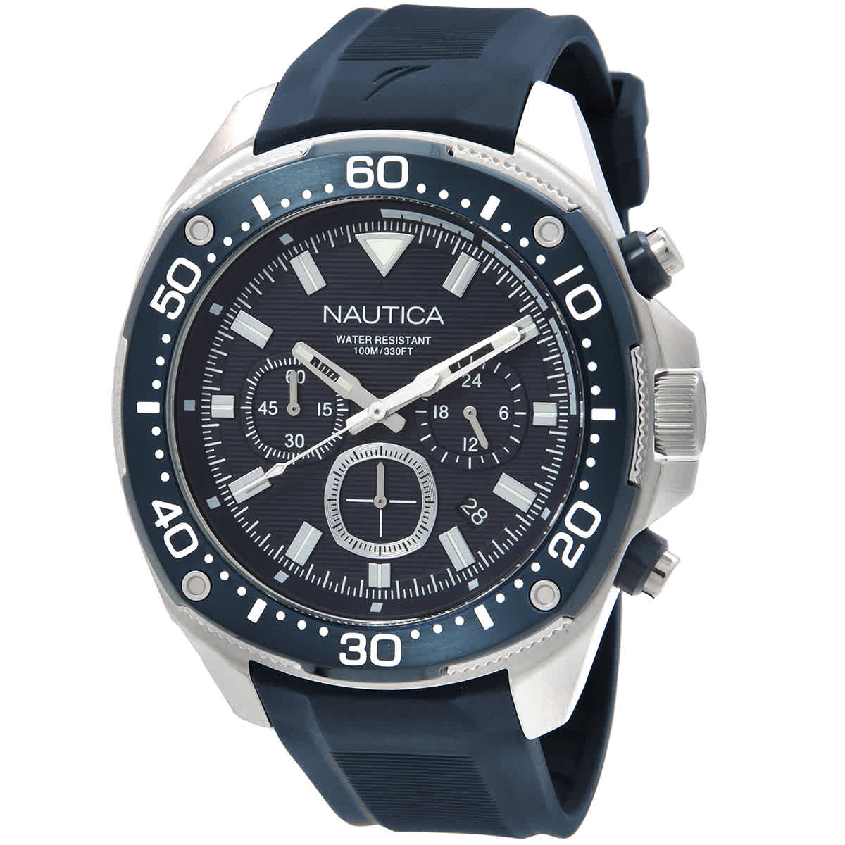 Nautica NCT Blue Sail Chronograph Quartz Blue Dial Mens Watch NAPBSF403 120$
