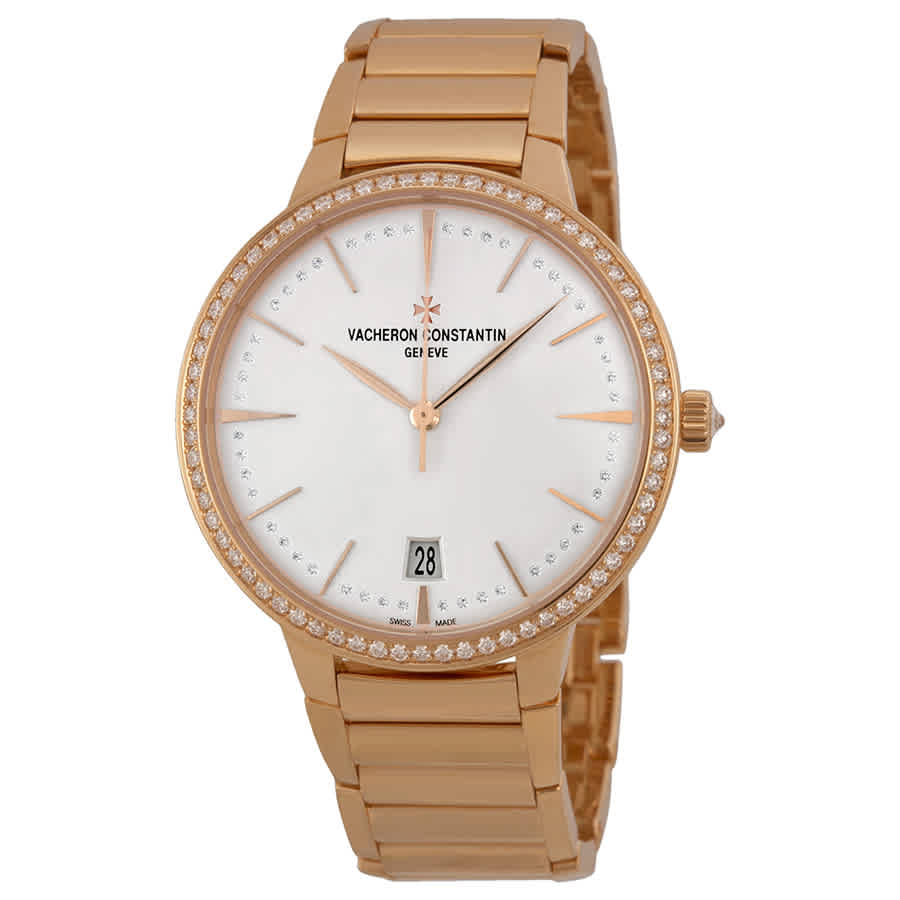 Vacheron Constantin Patrimony Contemporaine Silver Dial 18kt Rose Gold Ladies Watch 85515CA1R-9840 53360$