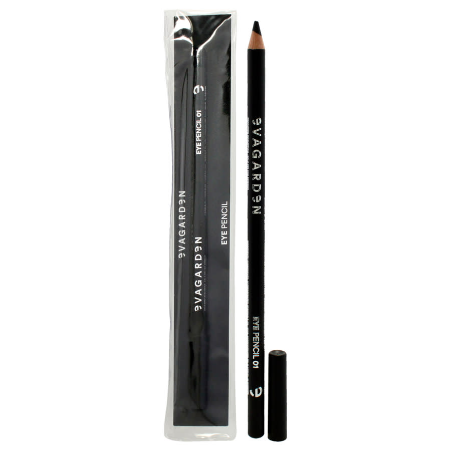 Evagarden Ladies Eye Pencil 0.1 oz 01 Black Makeup 8023603127013