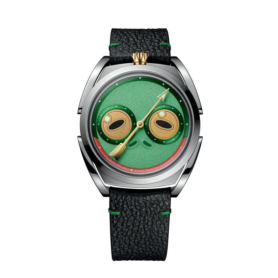 Louis Erard Unfrogettable Green Green Dial Mens Watch 85340AA01.BVA191