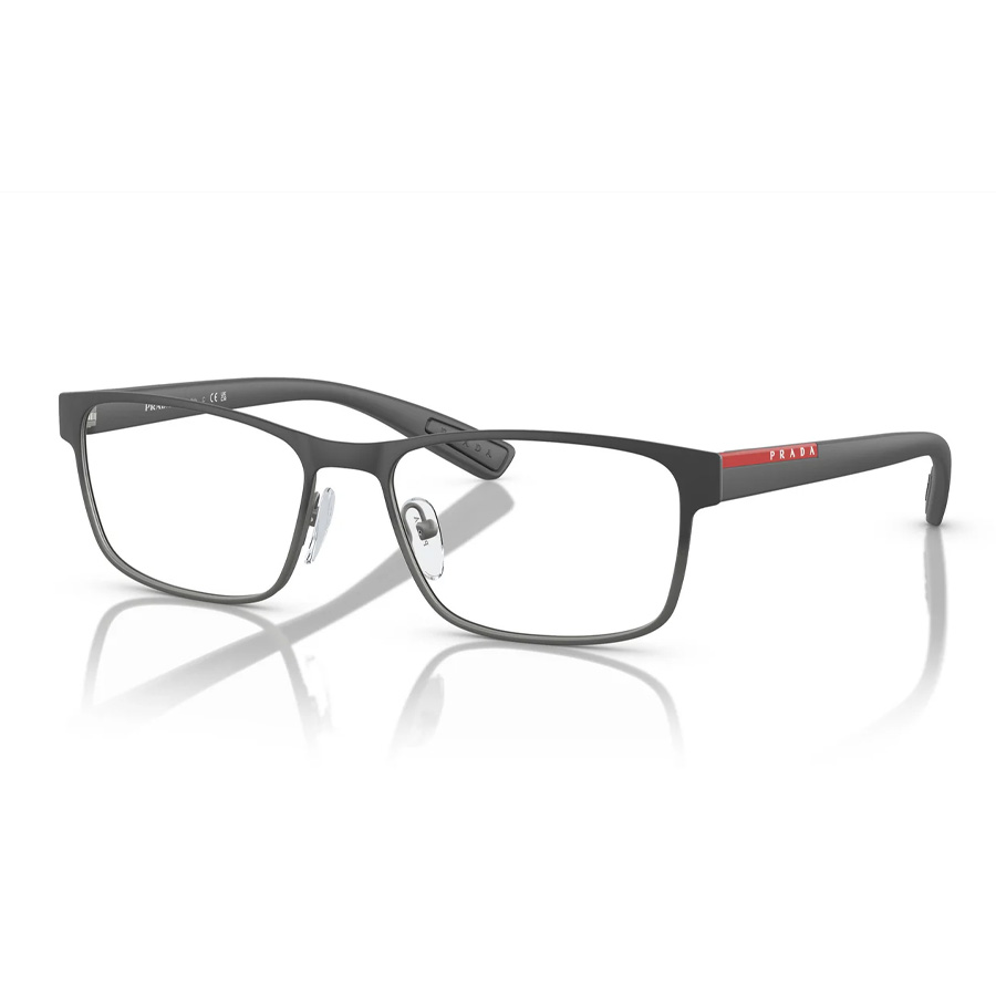 Prada Linea Rossa Demo Rectangular Mens Sunglasses PS 50GV U6U1O1 53
