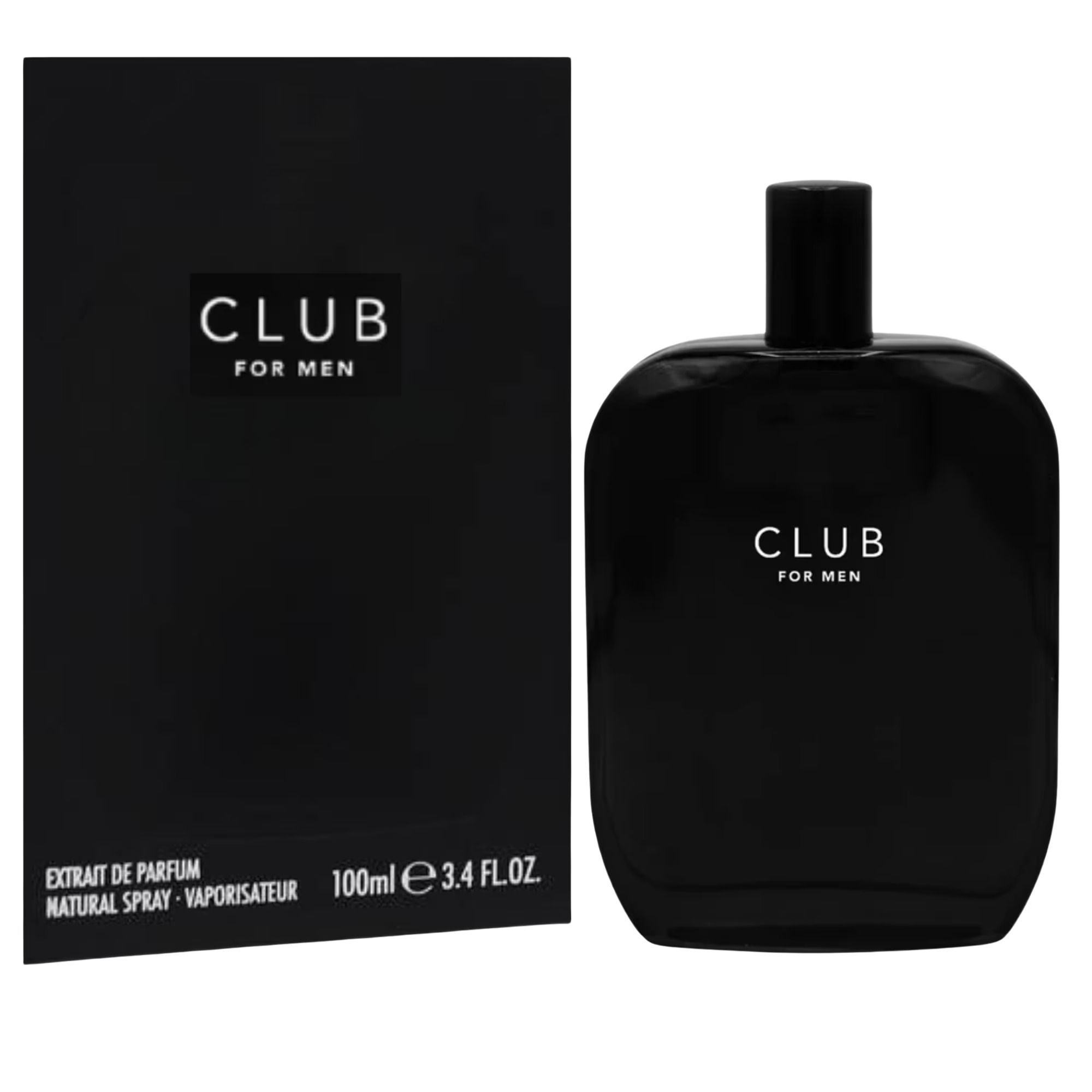 Fragrance One Mens Club For Men Extrait de Parfum Spray 3.4 oz Fragrances 4260650387401