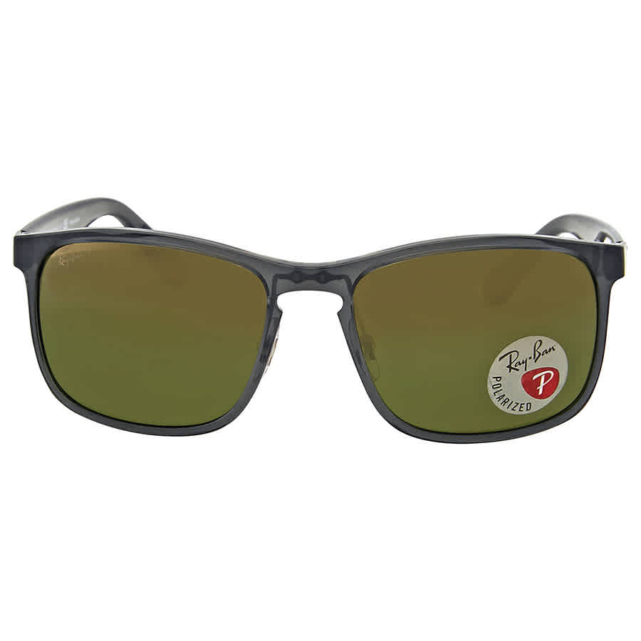 Ray Ban Chromance Green Mirror Chromance Square Unisex Sunglasses RB4264 8766O 58 Ray Ban Chromance Green Mirror Chromance Square Unisex Sunglasses RB4264 8766O 58